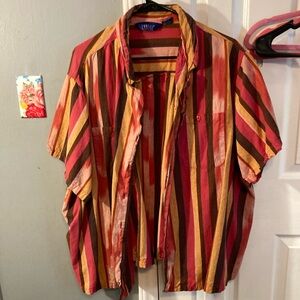 Forelli Classics Striped Short Sleeve Shirt Size 30/32